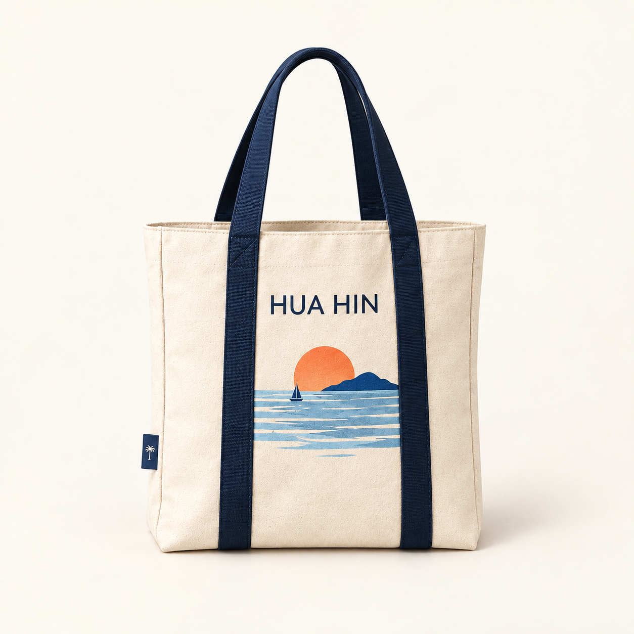 Hua Hin Canvas Tote — individual concept mockup