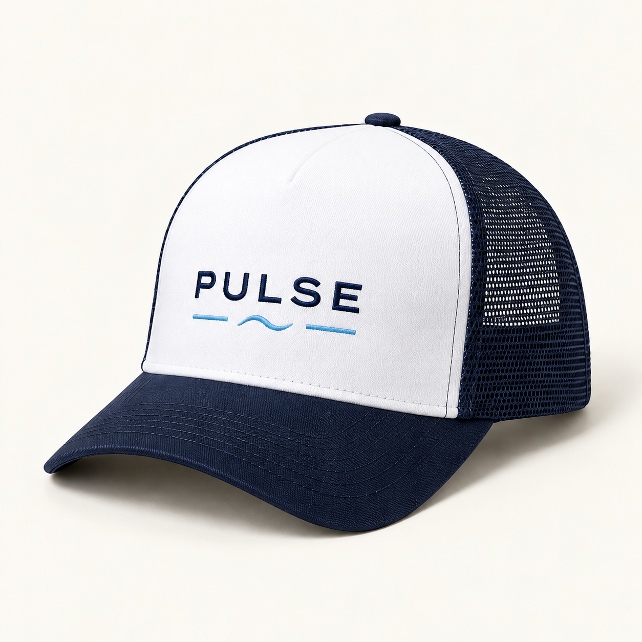 PULSE Trucker Cap — individual concept mockup